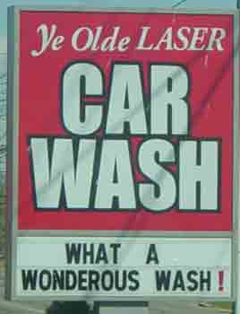 Ye Olde Laser Car Wash
