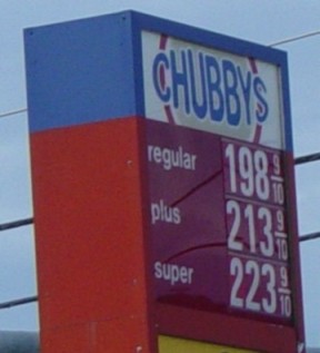 Gas drops below two bucks!