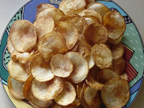 Meryl's homemade potato chips