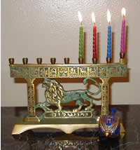 Third candle of Chanukah