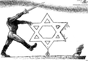 Anti-semitic cartoon