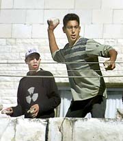 palestinian stone throwers