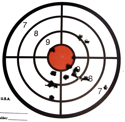 Target with grouping
