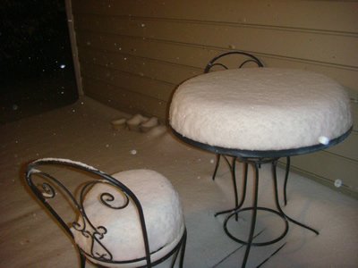 Snow from my deck